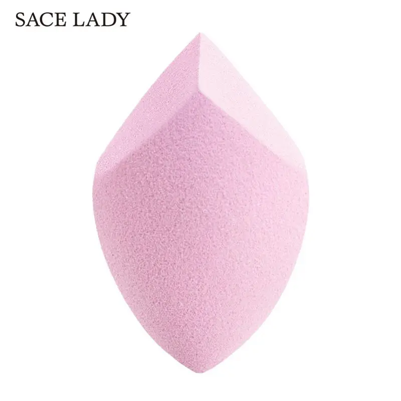 01 PINK SACE LADY губка для макияжа Профессиональная основа губка красота гладкая косметическая пудра слоеный многообразный блендер мягкая губка для воды - Цвет: 01 PINK