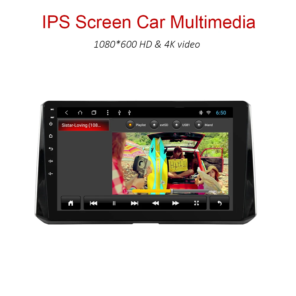 YAZH Android 9,0 2.5D экран автомобиля радио плеер для TOYOTA Auris Corolla с 10," ips 1080P дисплей/Bluetooth 5,0