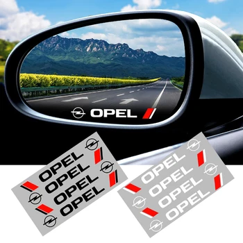 

4Pcs High Quality Car The Door Handle Stickers Decals 3D Carbon Fiber Vinyl Car Sticker for Opel Astra H Astra J Mokka Astra G