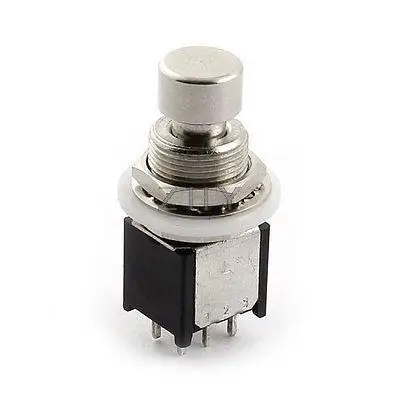 12 мм 6Pin DPDT самоблокирующийся педаль для Электрогитары