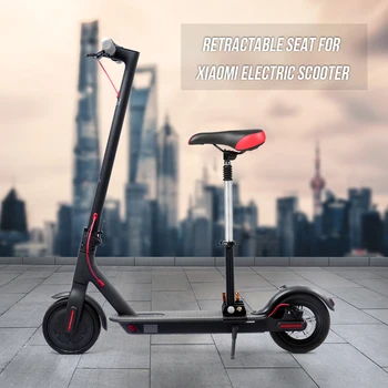 

Foldable Height Adjustable Saddle Set Electric Scooter Pro Chair M365 Scooter Electric Scooter Retractable Seat with Bumper