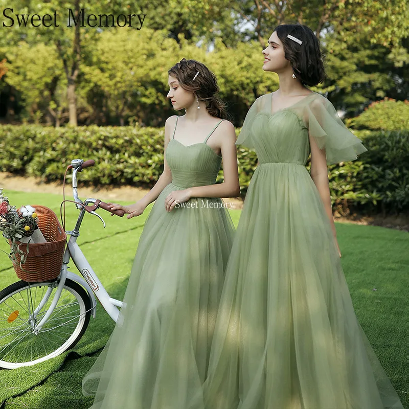 green emerald velvet dress Halter Neck Satin Bridesmaid Dress - Moss Green main image 0