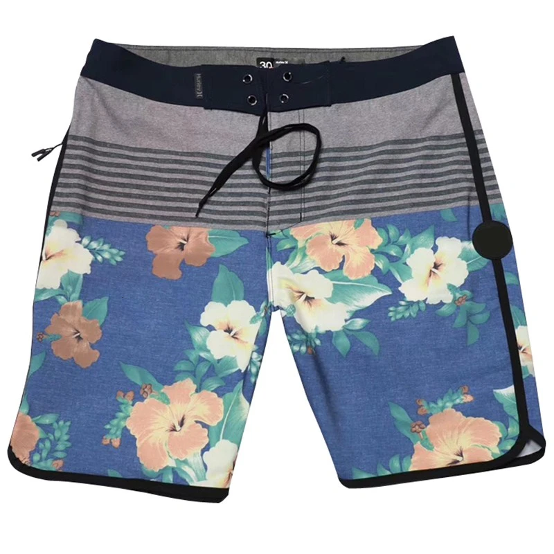 

Men Beach shorts Elastic fabric Loose comfortable soft Vacation Leisure Surf sport Tropical seaside resort wear Swimming trunks