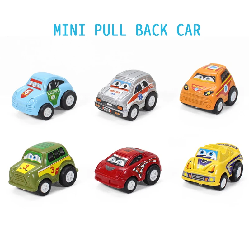 Mini Pull Back Toy Car Small Drop Resistant Friction Car Child Baby Gift Various Toy Models 3