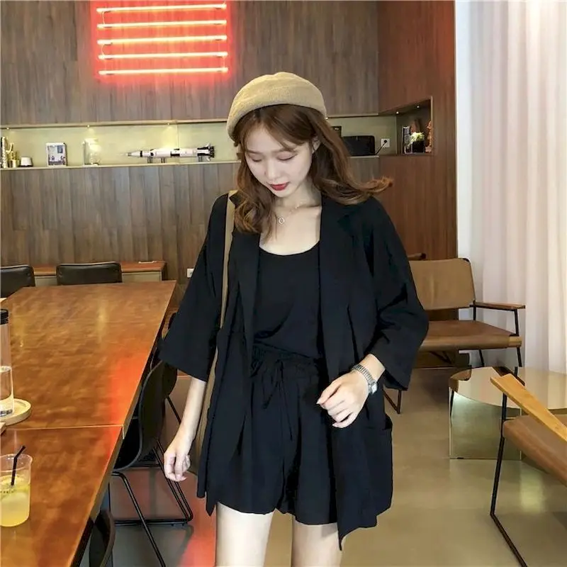 slim fit dress slacks Korean Outfit Women's Suit main image 1