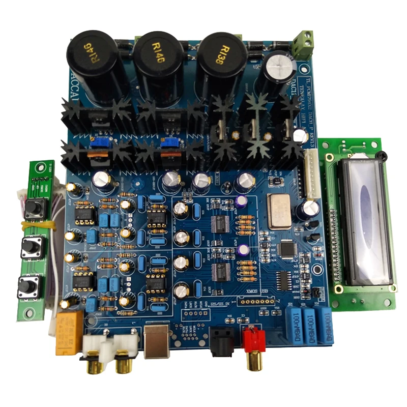 Lusya HIFI двойной PCM1794 аудио декодер коаксиальный Оптический вход поддержка xmos USB