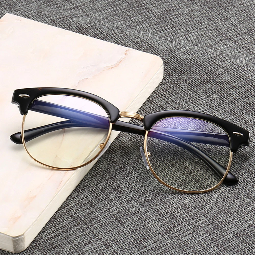 Women Men Blue Light Blocking Spectacles Anti Eyestrain Decorative Glasses Computer Screen Radiation Protection Eyewear | Аксессуары для