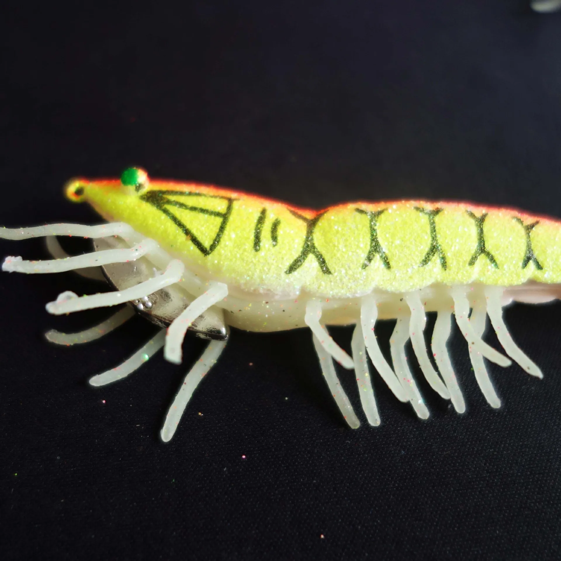 

Night Light ~~~ Wood Shrimp Squid Hook up to the Place ~~~~~~ Ink Fishhook ~~~~~~ 3.5 Fluorescent ~~~ Wood Shrimp Lure