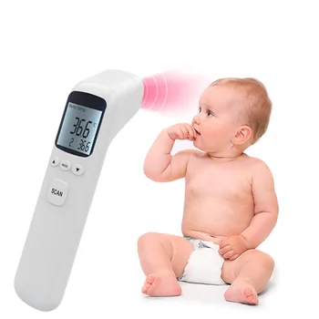 

Handheld Infrared Thermometer Forehead Body Temperature Meter Measuring LCD Display Baby/Adult QJS Shop