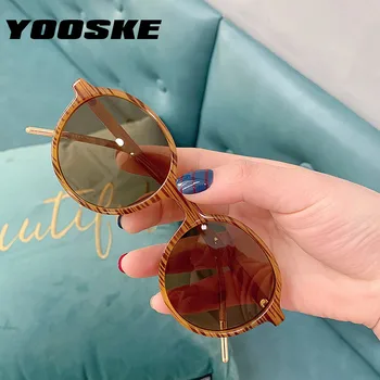 

YOOSKE Cute Sexy Round Sunglasses Women Retro Small Black Red Pink Womens Sun Glasses Vintage Shades Ladies Eyewear