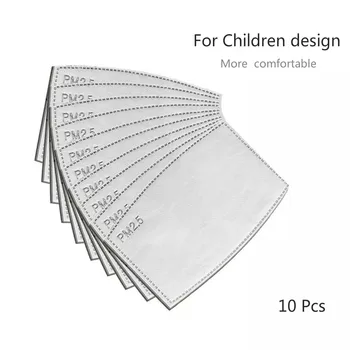 

10pcs/Lot PM2.5 Filter paper Anti Haze mouth Mask anti dust mask Filter paper Health care for children design