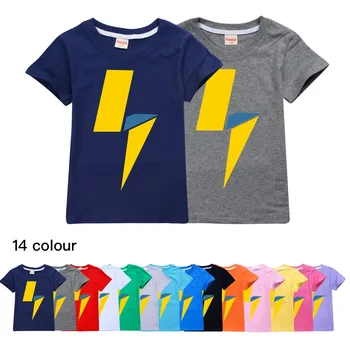 

Teenage Girls Top for 10 12 14 16 Year Cotton Lightning Lachlan Power Australian Toddler Tshirt Boys Summer Tees Shirts 2 4 6 8