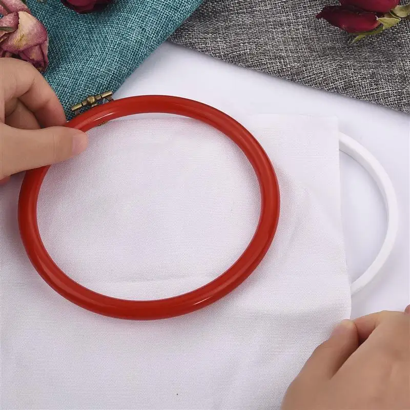 Plastic Square Embroidery Hoops Cross Stitch Hoop Ring DIY Needlecraft Cross Stitch Loop Hand Household Sewing Tools 5 Sizes