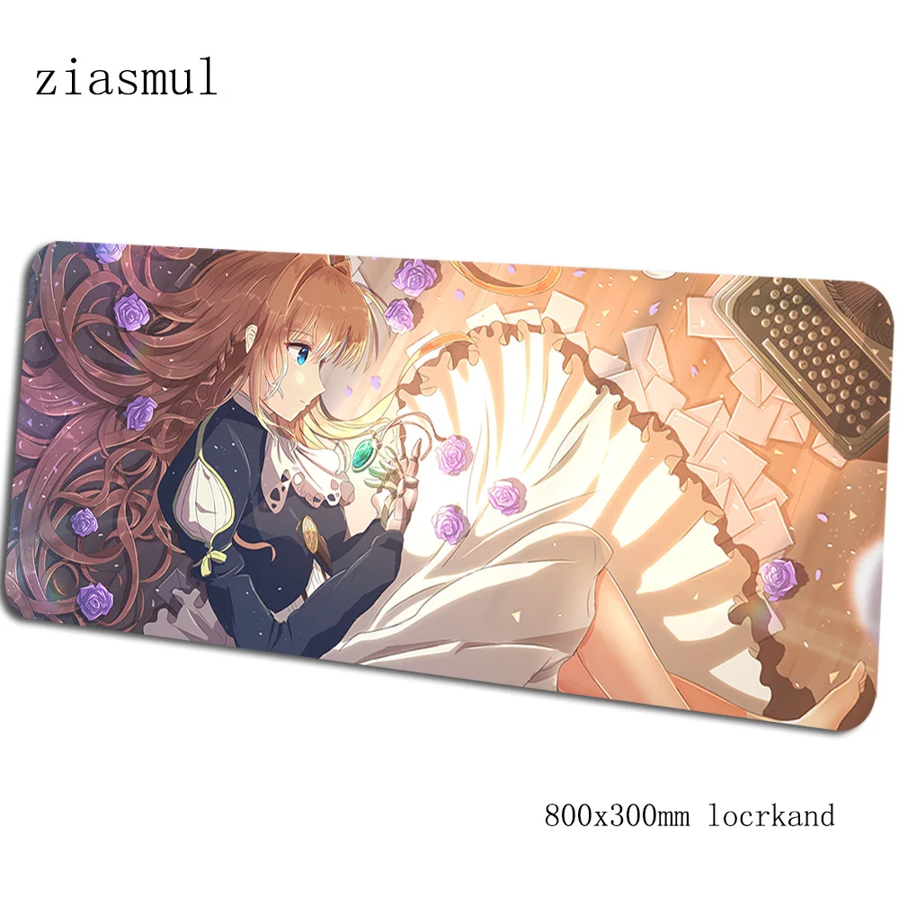 Violet evergarden padmouse 80x30 см игровой коврик для мыши для ПК геймерский компьютерный стол подставка под запястье коврик notbook mousemat pc - Цвет: pattern 6