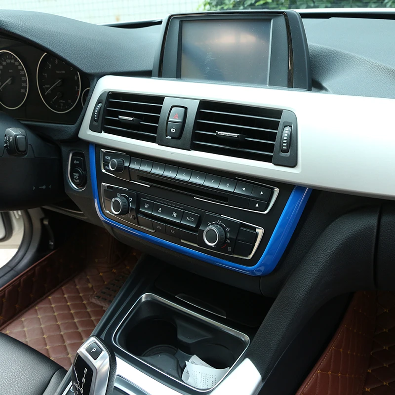 Хромированная рамка панели консоли ABS для BMW 3 серии F30 316 318 320 2013 2017 автомобильные