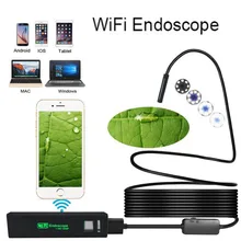 Wifi эндоскоп камера HD 1200P 2 м Мини водонепроницаемый жесткий кабель беспроводной 8 мм 8 светодиодный эндоскоп камера для Android ПК IOS эндоскоп