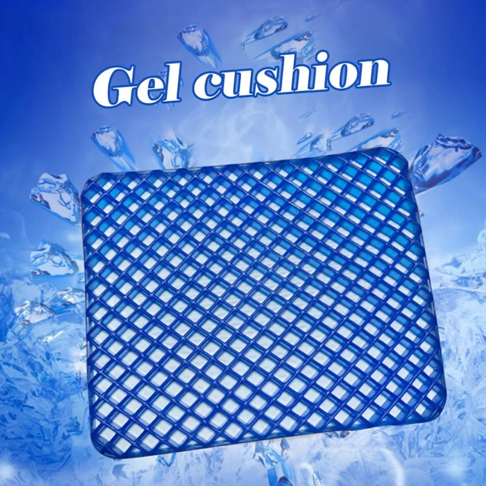 

Large Size Elastic Gel Cushion,Gel Egg Cushion Gel Sit Cushion Honeycomb Car Sofa Cushion Cervical Health Care Pain Pad