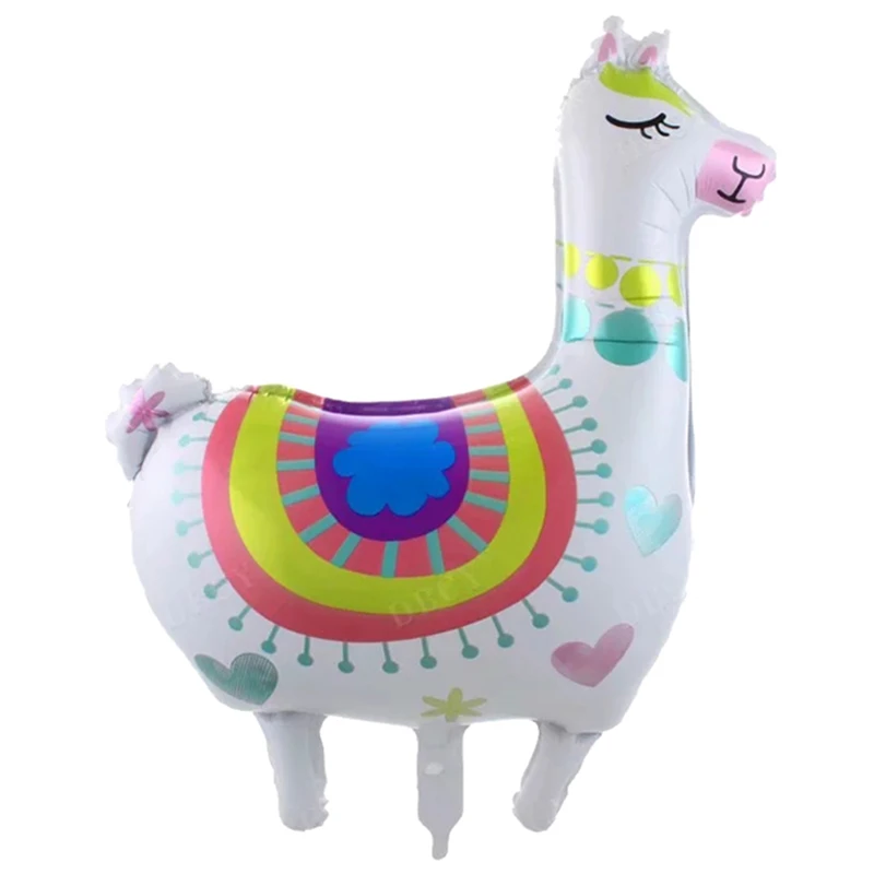 Babyshower большой альпака воздушные шары мультфильм амнималь алюминиевый воздушный шар из фольги аксессуары для вечеринки, дня рождения вечерние украшения Дети 1 шт
