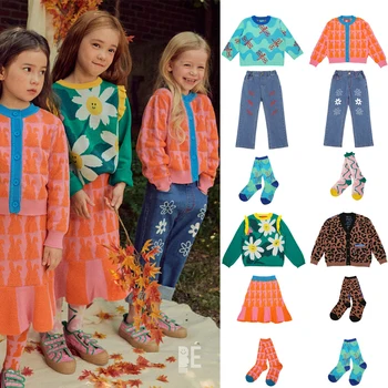 

Kids Sweaters 2020 Bebe Brand New Autumn Winter Boys Girls Cute Lovely Print Knit Sweaters Baby Child Cotton Fashion Clothes