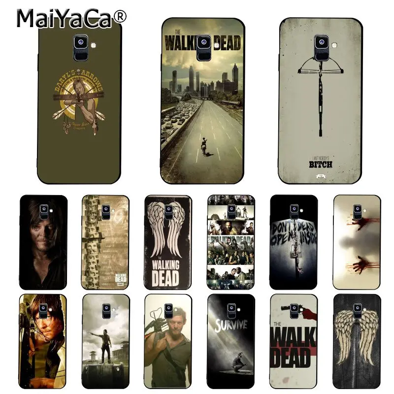 MaiYaCa Ходячие мертвецы телефонный чехол для Samsung Galaxy A7 A50 A51 A71 A70 A40 A20 A30 A6 A8 Plus