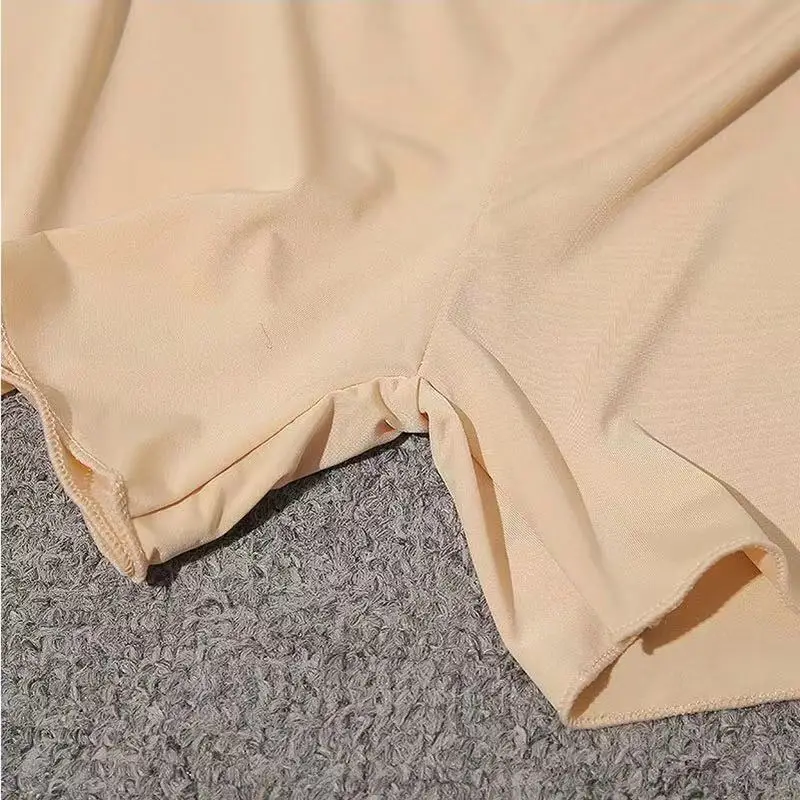 Summer Silk Women Safety Pants Thin Loose Boxer Femme Safety Pants Shorty Under Skirt Bottom Quick Dry Shorts for Women safety shorts,safety pants