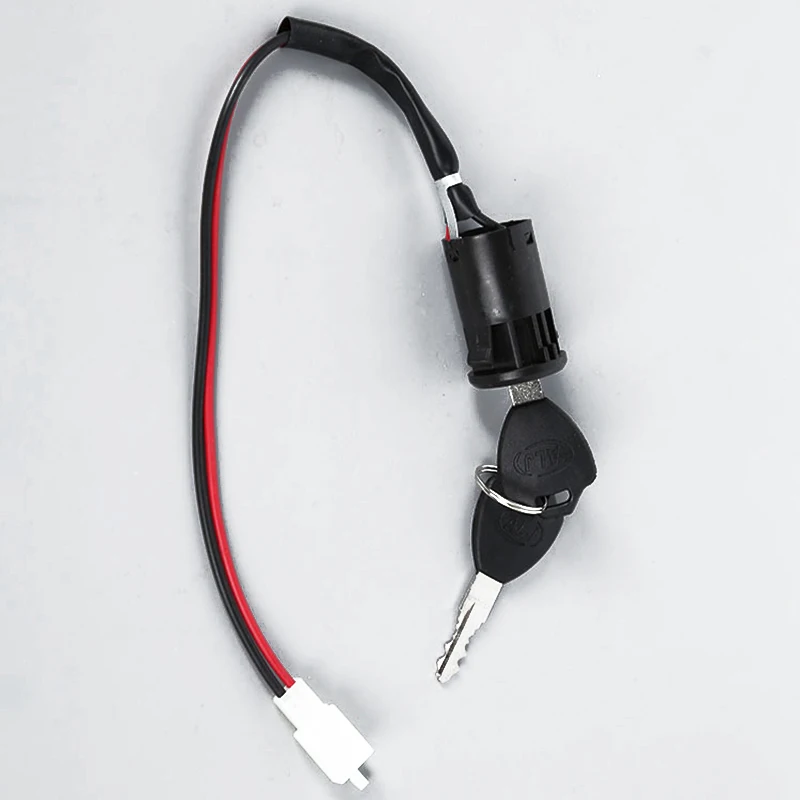Ignition Key Switch Lock Part Replacement For Electric Scooter Tricycle