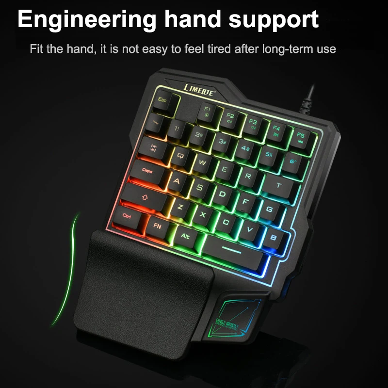 Клавиатура игровая Механическая Проводная с RGB подсветкой 35 клавиш|Клавиатуры| |