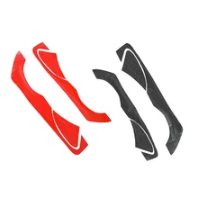 Против ударов царапин наклейка покрытие из углеродного волокна автомобиля внутренняя дверь для Chevrolet Camaro защита от детей Kick Pad Декор