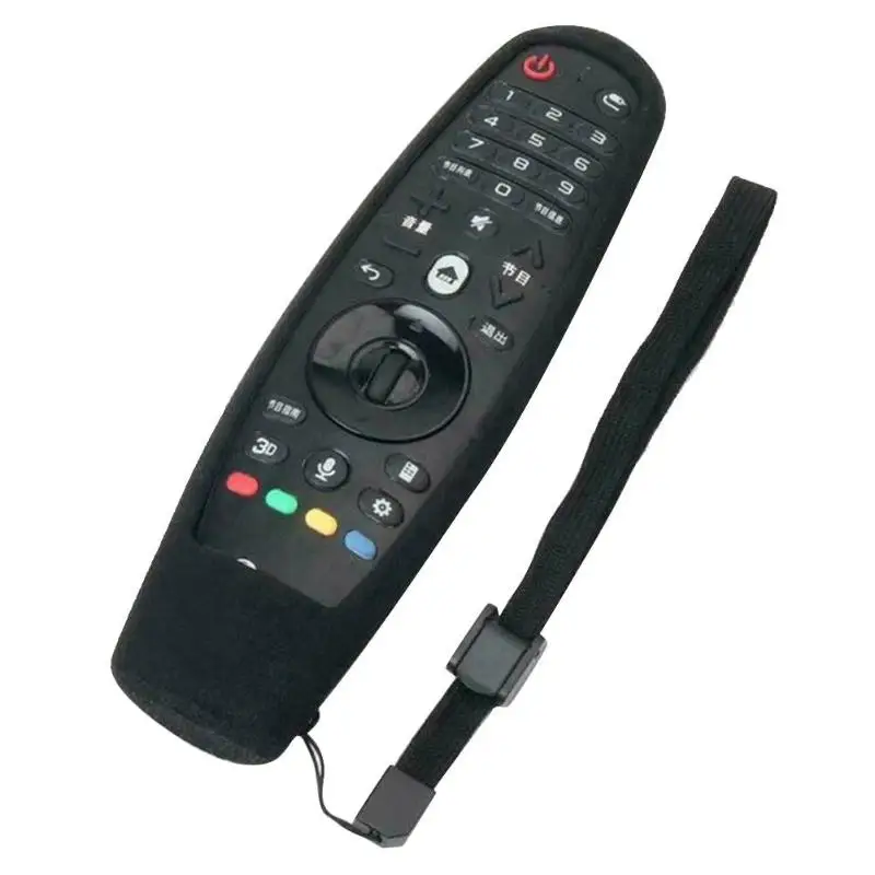 a Пульт дистанционного управления силиконовая Пылезащитная рамка для samsung tv UA55KU6300J UA55KU6600J случайный цвет полиэтиленовый пакет упаковочная лента - Цвет: a