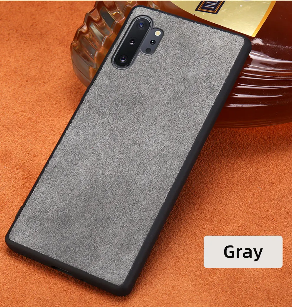 Настоящая ворсистая коровья кожа чехол для телефона для samsung galaxy Note 10 8 9 Примечание 10 плюс A50 A70 A80 A60 A30 A8 A9 A7 S7 S8 S9 S10 плюс