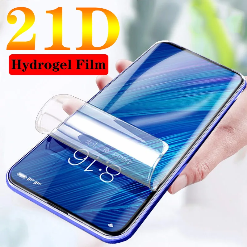 100D полная защита для Huawei P10 Plus P9 Lite 2016 2017 P20 Pro Гидрогелевая пленка Защита экрана Honor