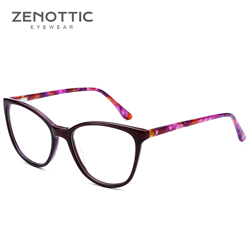 Очки ZENOTTIC женские для близорукости рецептурные оптические прозрачные очки с