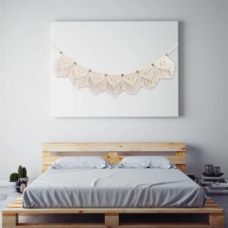 Tapestry Art Wall Accents Yellow Beads Tassels Chic Boho Decor Macrame Bohemian Banners Wall Hanging Dorm Room Home Decoration Tapestry Art Wall Accents Yellow Beads Tassels Chic Boho Decor Macrame Bohemian Banners Wall Hanging Dorm Room Home Decoration