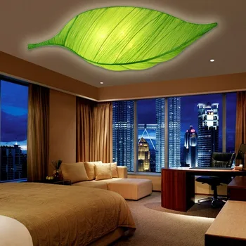 

led e27 Chinese Fabric Iron Leaf LED Lamp.LED Light.Ceiling Lights.LED Ceiling Light.Ceiling Lamp For Bedroom Dinning Room WY513