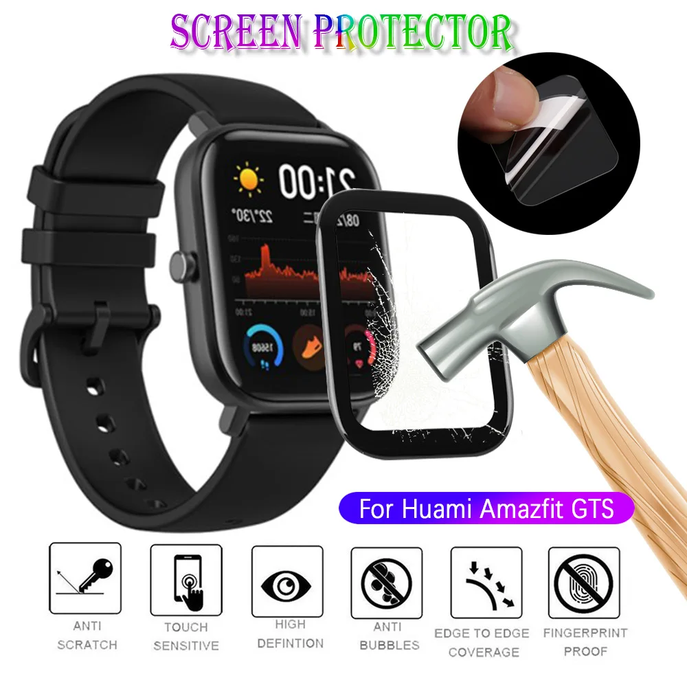 Brotect Pellicola 3D Full Cover Per Huami Amazfit Bip S – 2 Pezzi – Anti-graffio E Anti-impronta