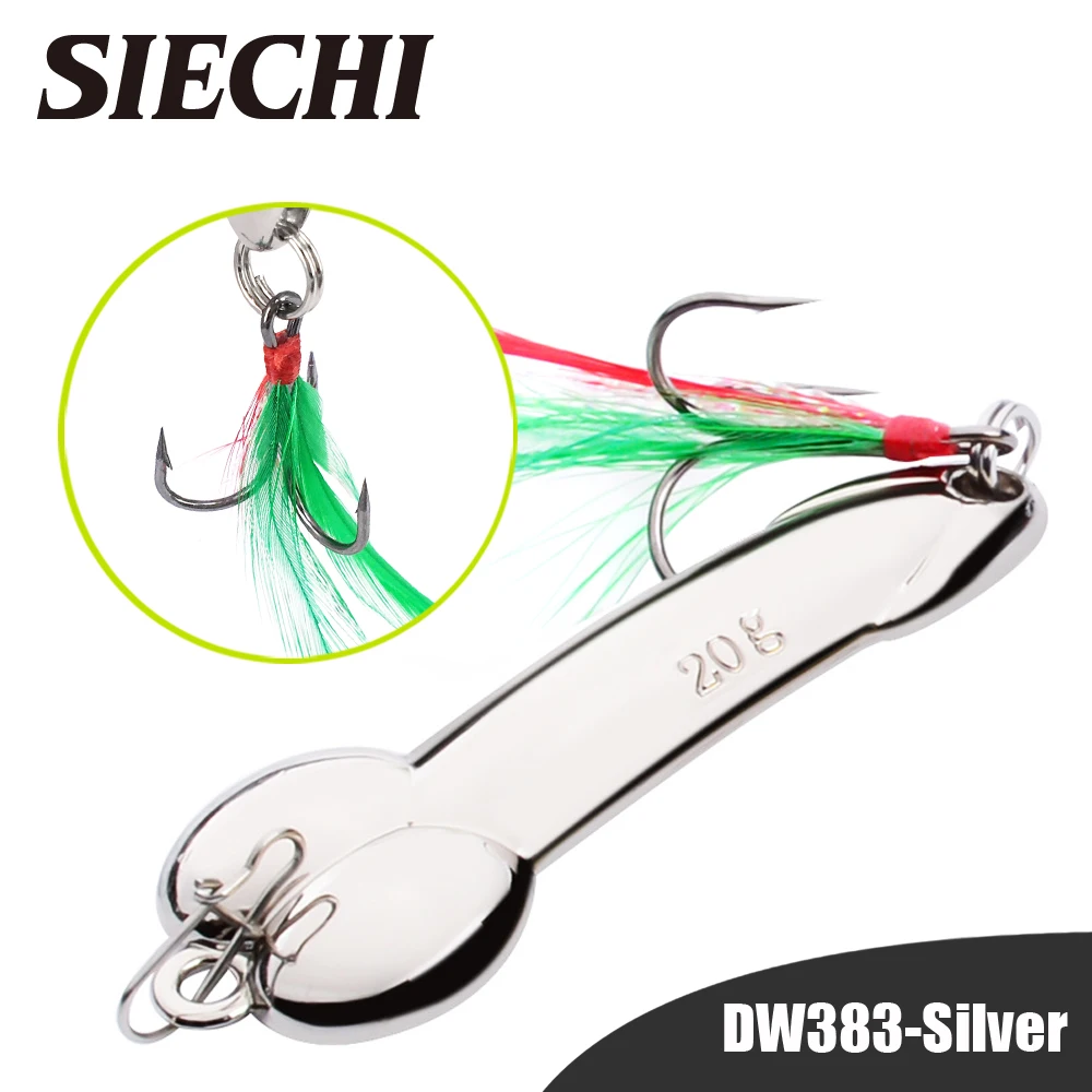 1 шт. SIECHI ложки рыболовные приманки 5g-10g-15g-20g-28g-35g-43g-50g серебряная металлическая