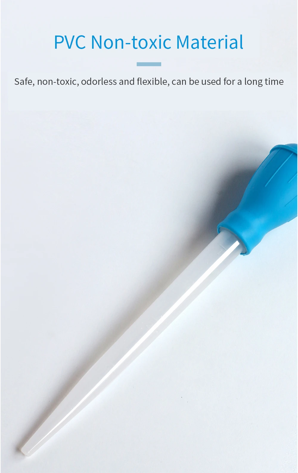 Manual Aquarium Gravel Cleaning Straw Fish Tank Water Changer Aquarium Clean Pipette Dropper Waste Remover 28/43CM 30/50ML Tube