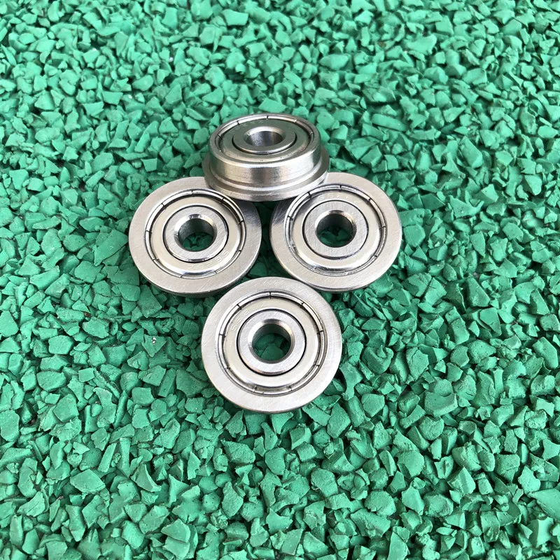 50pcs/lot ABEC-5 stainless steel Flanged bearing SF623ZZ SF624ZZ SF625ZZ SF626ZZ Flange ball bearings 3D Printer Parts