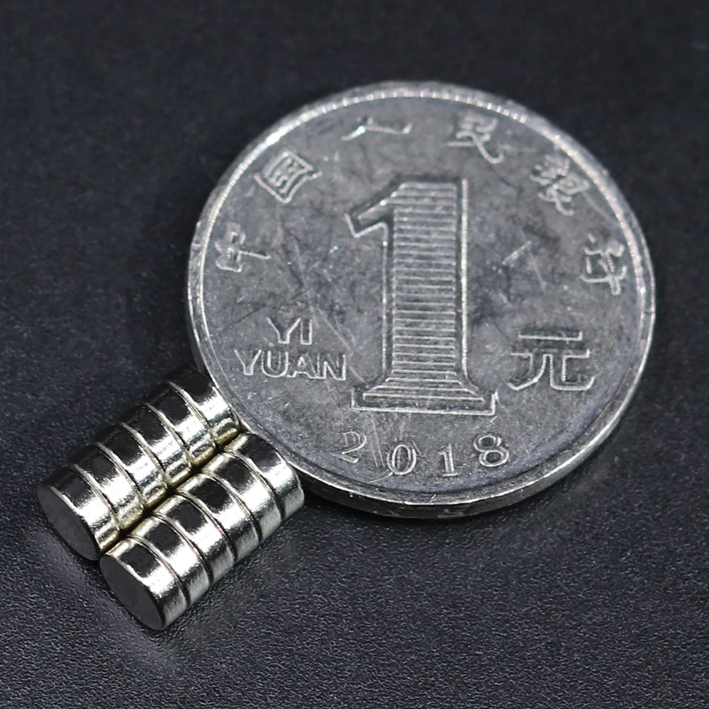 10/50/100/200 ks 5x2 neodym magnetem 5mm x 2mm N35 ndfeb kolo super sytý silná trvalý magnetický imanes disk 5*2