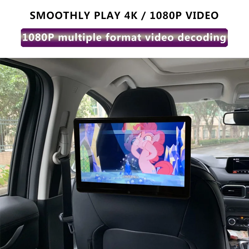 11,6 дюймов монитор подголовника Android автомобильный MP5 4K FHD 1080P видео плеер сенсорный экран зеркальное отображение/wifi/Bluetooth/USB/HDMI/FM/Miracast