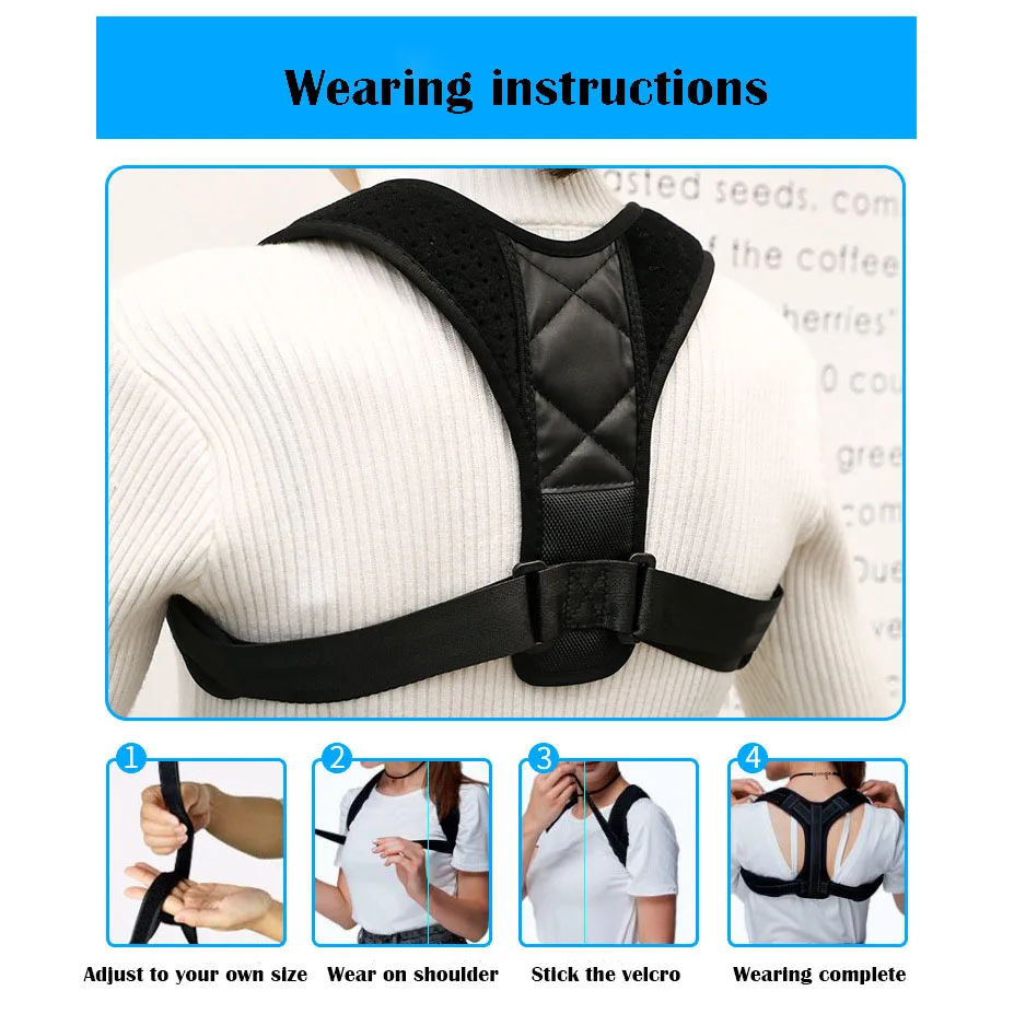 Royal Posture Corrector For The Back Support Corset Brace For Men And Women Back Strap Shoulde Brace To Correct Posture Aligner