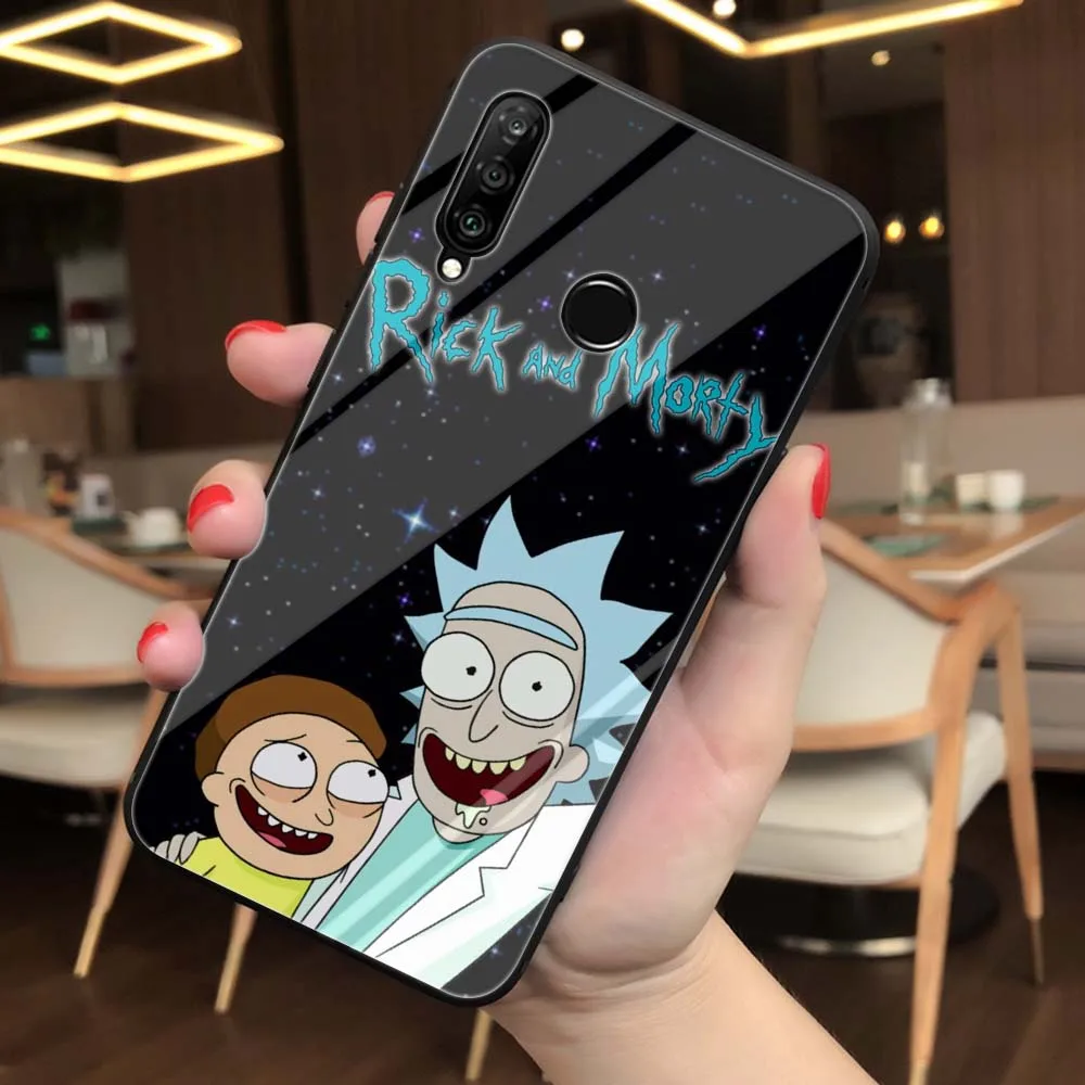 TG13 Rick And Morty мягкий чехол для Huawei Honor 8x9 mate 20 P10 P20 P30 Lite Pro P Smart Cover - Цвет: TG13