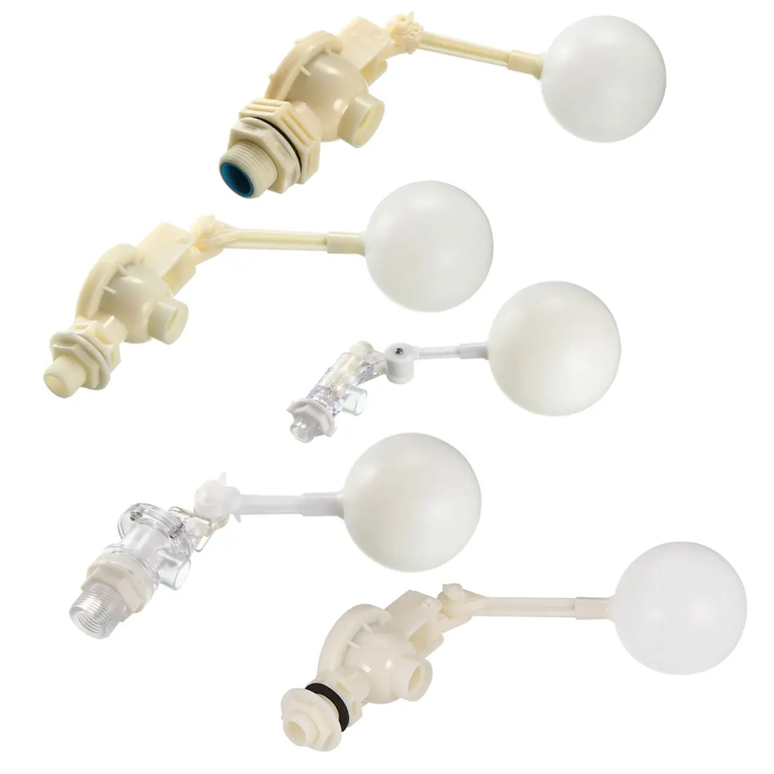 Uxcell 1 шт Поплавковый шаровой клапан 1/" 2/4" " с наружной резьбой датчик уровня воды и жидкости Пластик с 77/78/80/83 мм плавающий шар