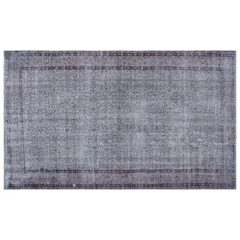

Handmade Gray Vintage Overdyed Turkish Area Rug 179x306 Cm-5'10''X10'0''