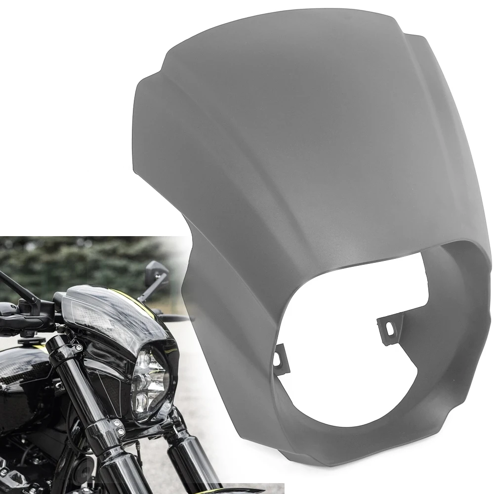 ECOTRIC Headlight Cowl Fairing M8 Style Compatible With Harley-Davidson 2018-2020 Softail Breakout Fxbr Fxbrs. 