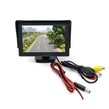 

Car 4.3-inch LCD monitor desktop with sun visor display Car Monitor With Rear View Camera Video Parking Assistance System