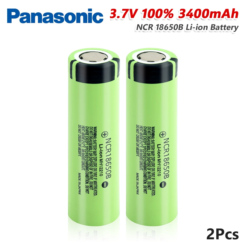 Panasonic NCR 18650B Аккумулятор 3,7 в 3400 мАч литий-ионный аккумулятор для перезаряжаемый аккумулятор для электронных сигарет большой ток