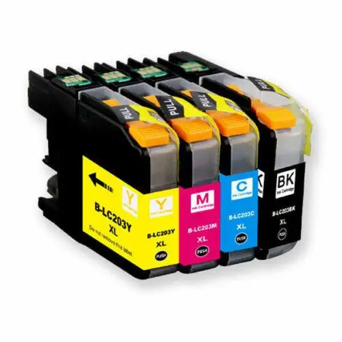 4Pk совместимый для LC203XL чернильные картриджи MFC J480dw J460dw J485dw J680dw