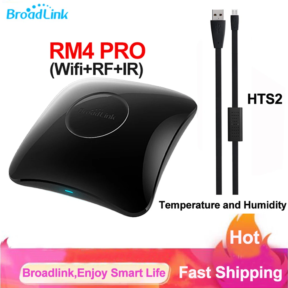 BroadlinkRM4PROWifiUniversalIRRFRemoteControlSmartHomeTVAir