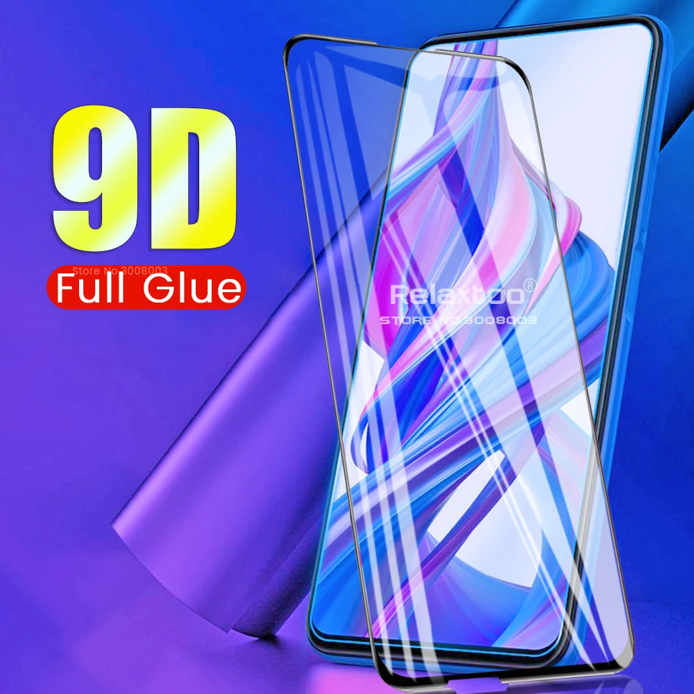 

9D Full Glue Honor9X Glas Screen Protector Tempered Glass For Huawei Honor 9X / 9X Pro Toughened Protective Glass Film Cover
